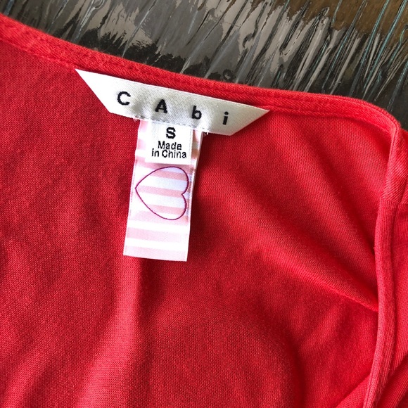 Cabi | Salmon Surplice Bubble Hem Tabn - Picture 2 of 3
